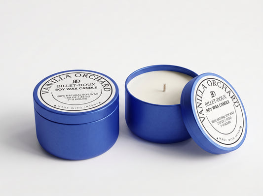 VANILLA ORCHID | SOY WAX TRAVEL TIN (2 OZ)