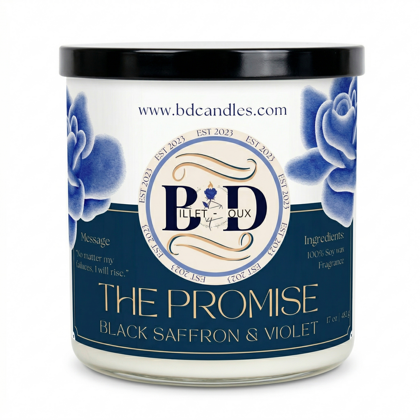 THE PROMISE- BLACK VIOLET AND SAFFRON