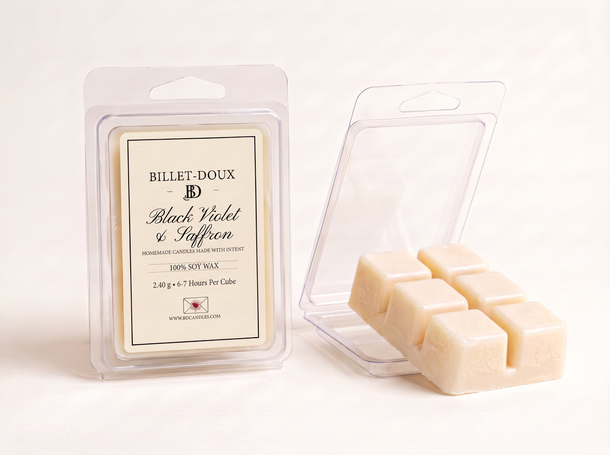 BLACK VIOLET & SAFFRON | SOY WAX MELTS (2.40 OZ)